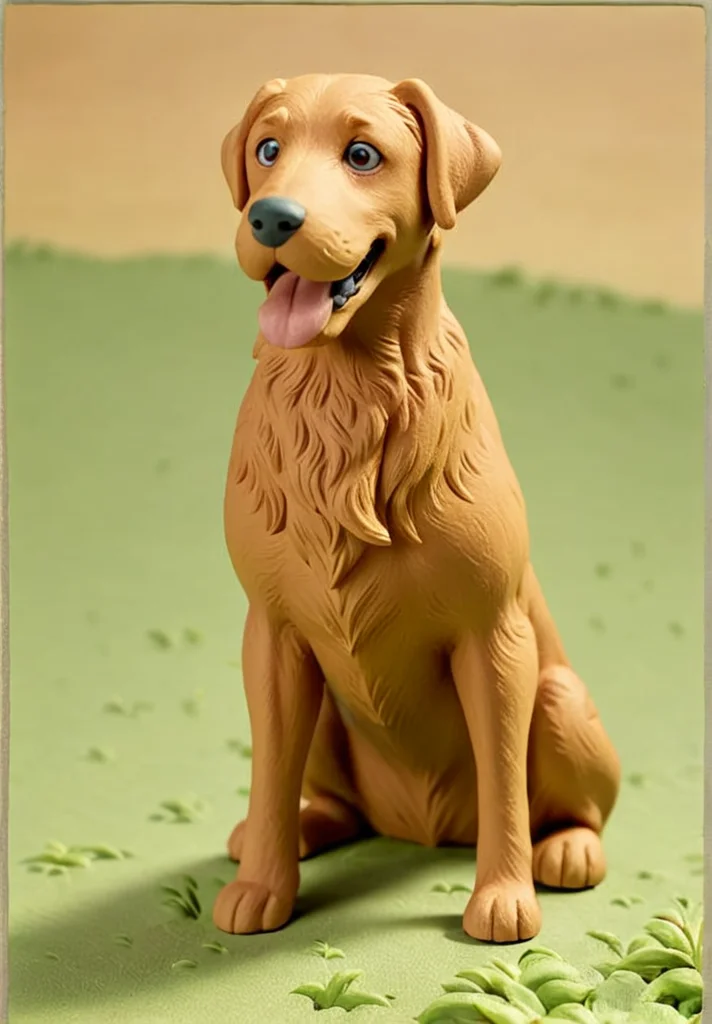 Clay style example portrait